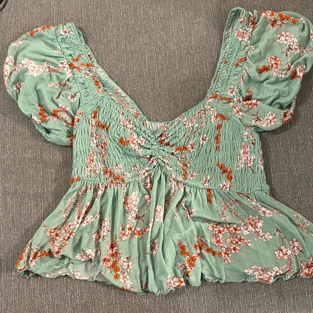 Urban outfitters floral blouse